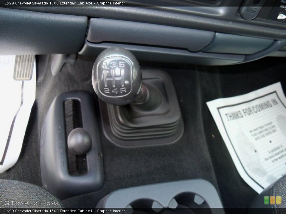 Graphite Interior Transmission for the 1999 Chevrolet Silverado 1500 Extended Cab 4x4 #48558913