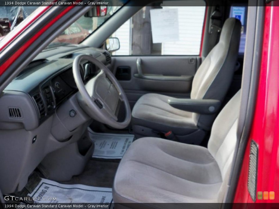 Gray Interior Photo for the 1994 Dodge Caravan  #48559013