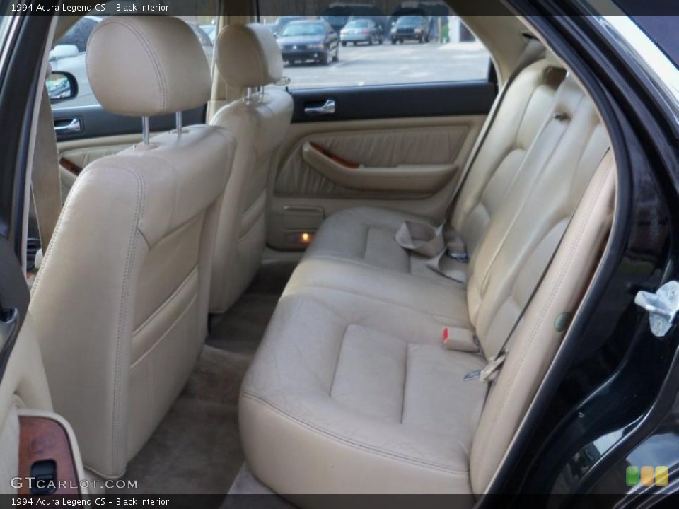Black 1994 Acura Legend Interiors