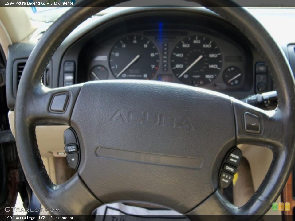 Black Interior Steering Wheel for the 1994 Acura Legend GS #48559166