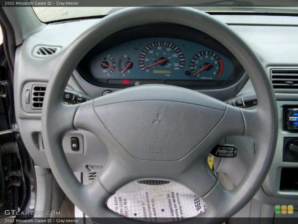 Gray Interior Steering Wheel for the 2002 Mitsubishi Galant ES #48559325