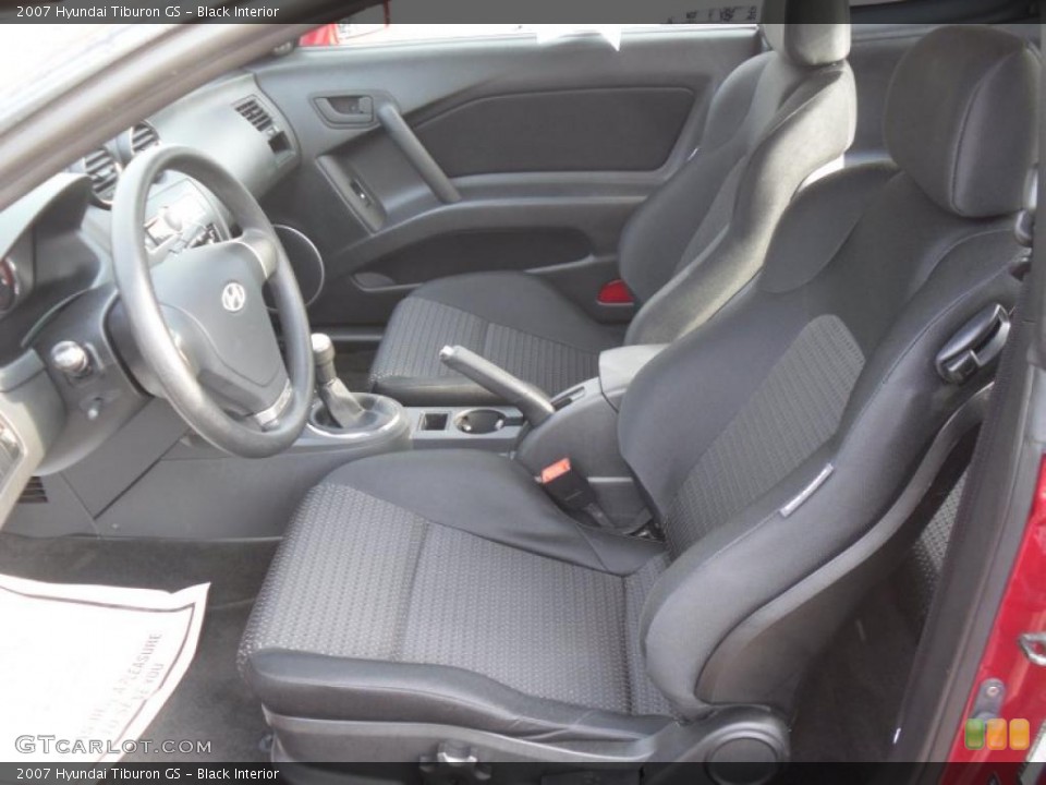 Black Interior Photo for the 2007 Hyundai Tiburon GS #48560264