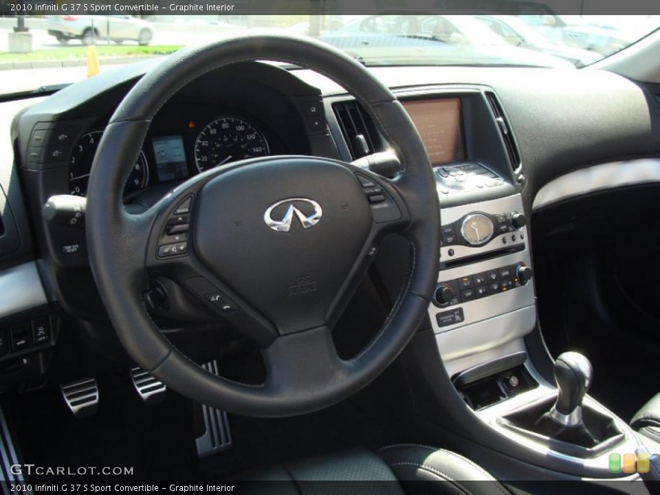 Graphite Interior Dashboard for the 2010 Infiniti G 37 S Sport Convertible #48561522