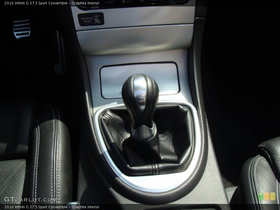 Graphite Interior Transmission for the 2010 Infiniti G 37 S Sport Convertible #48561545