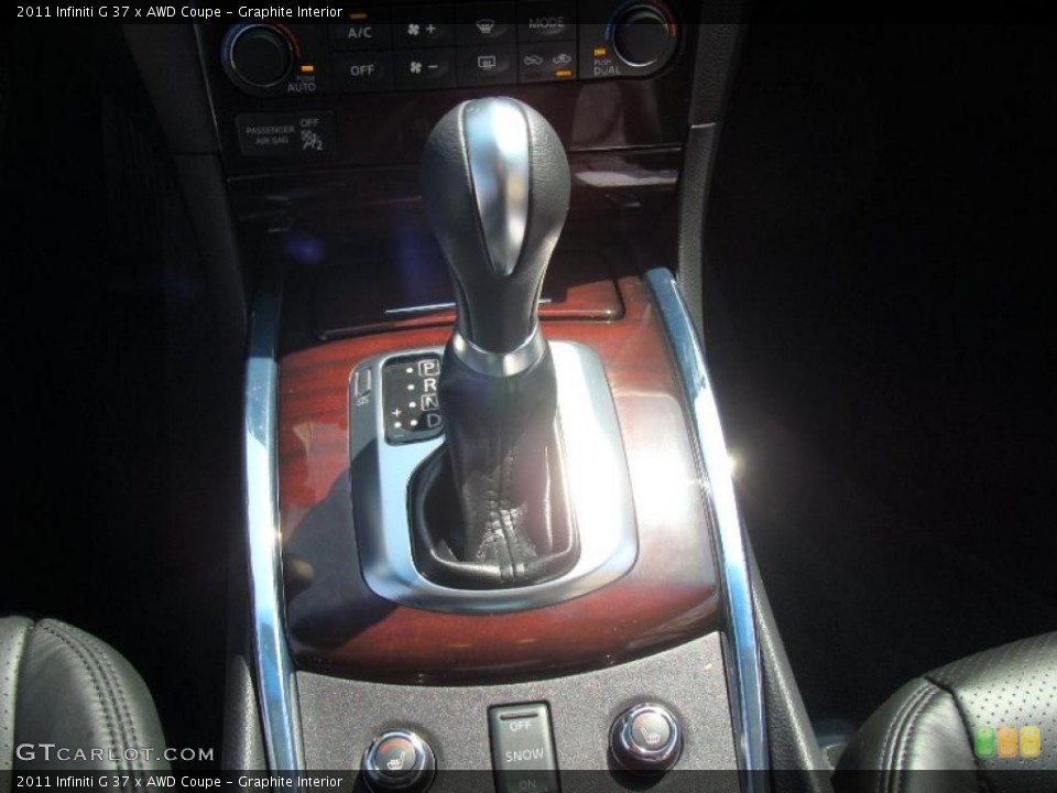 Graphite Interior Transmission for the 2011 Infiniti G 37 x AWD Coupe #48562766