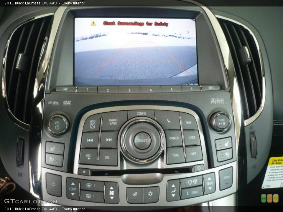 Ebony Interior Controls for the 2011 Buick LaCrosse CXL AWD #48563669