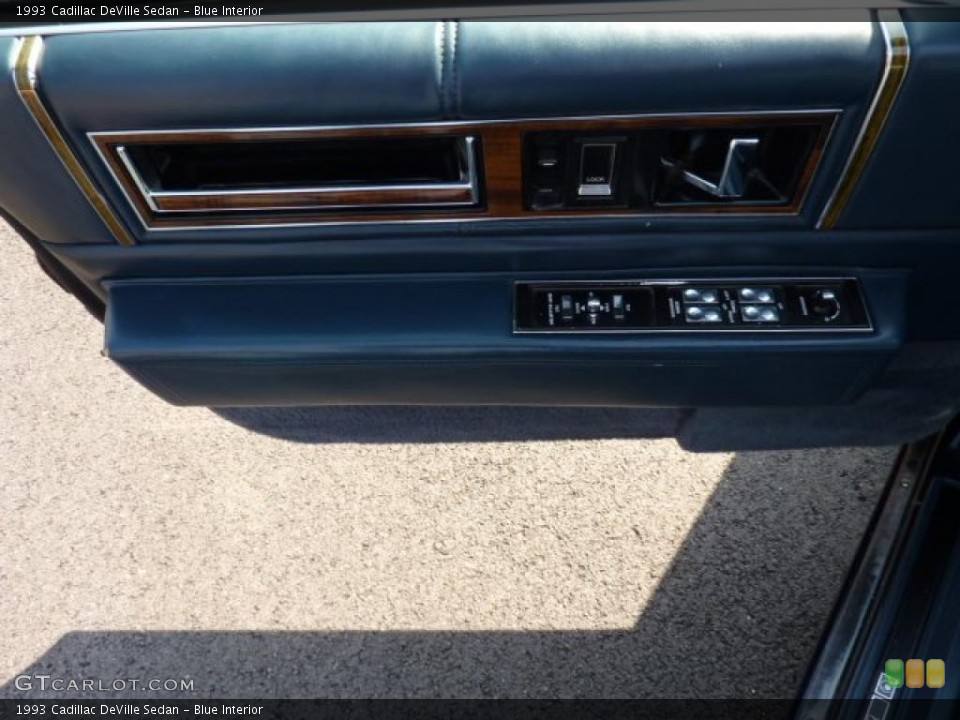 Blue Interior Door Panel for the 1993 Cadillac DeVille Sedan #48564477