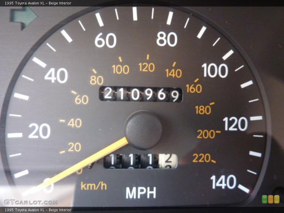 Beige Interior Gauges for the 1995 Toyota Avalon XL #48564631
