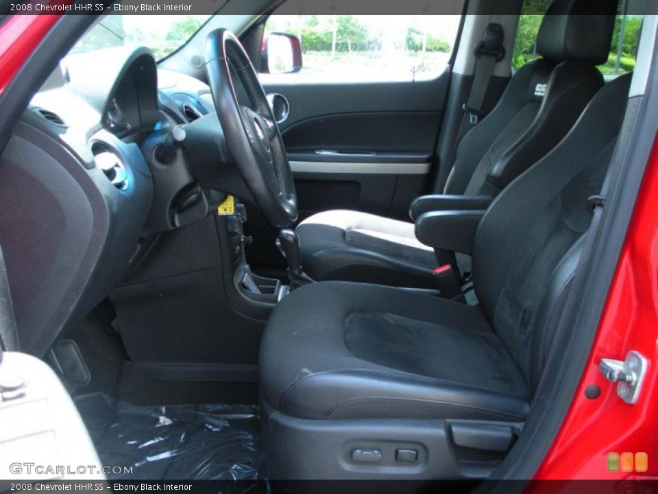 Ebony Black Interior Photo for the 2008 Chevrolet HHR SS #48564667