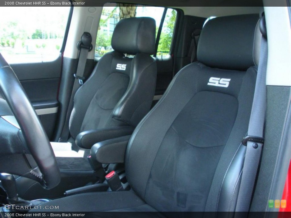 Ebony Black Interior Photo for the 2008 Chevrolet HHR SS #48564676