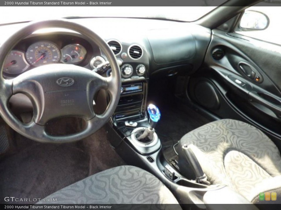Black Interior Prime Interior for the 2000 Hyundai Tiburon  #48564835