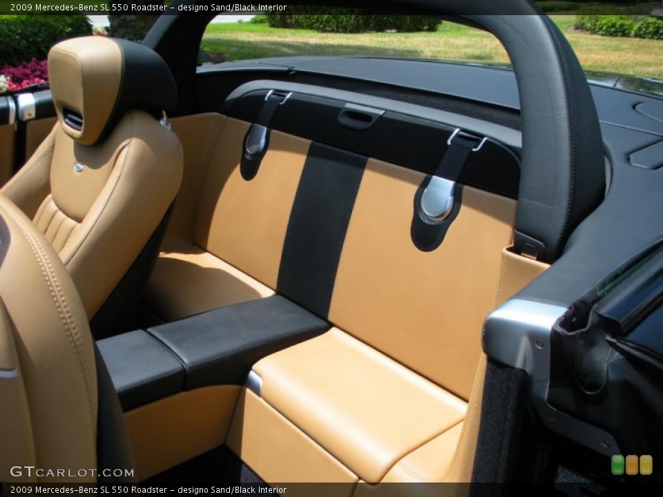 designo Sand/Black Interior Photo for the 2009 Mercedes-Benz SL 550 Roadster #48564970