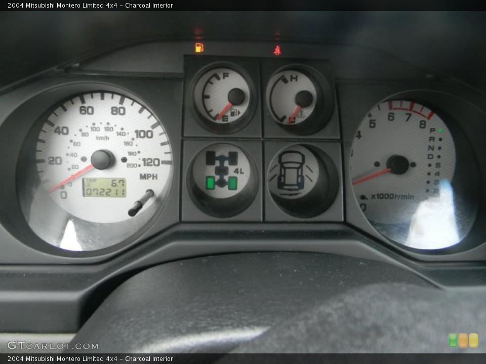 Charcoal Interior Gauges for the 2004 Mitsubishi Montero Limited 4x4 #48565018