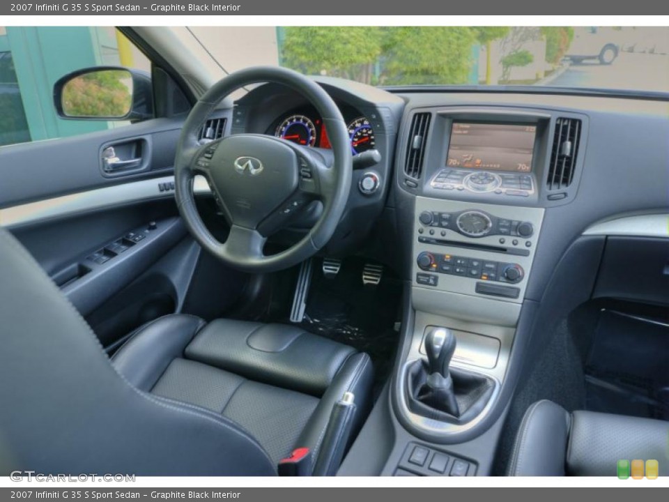 Graphite Black Interior Transmission for the 2007 Infiniti G 35 S Sport Sedan #48565192