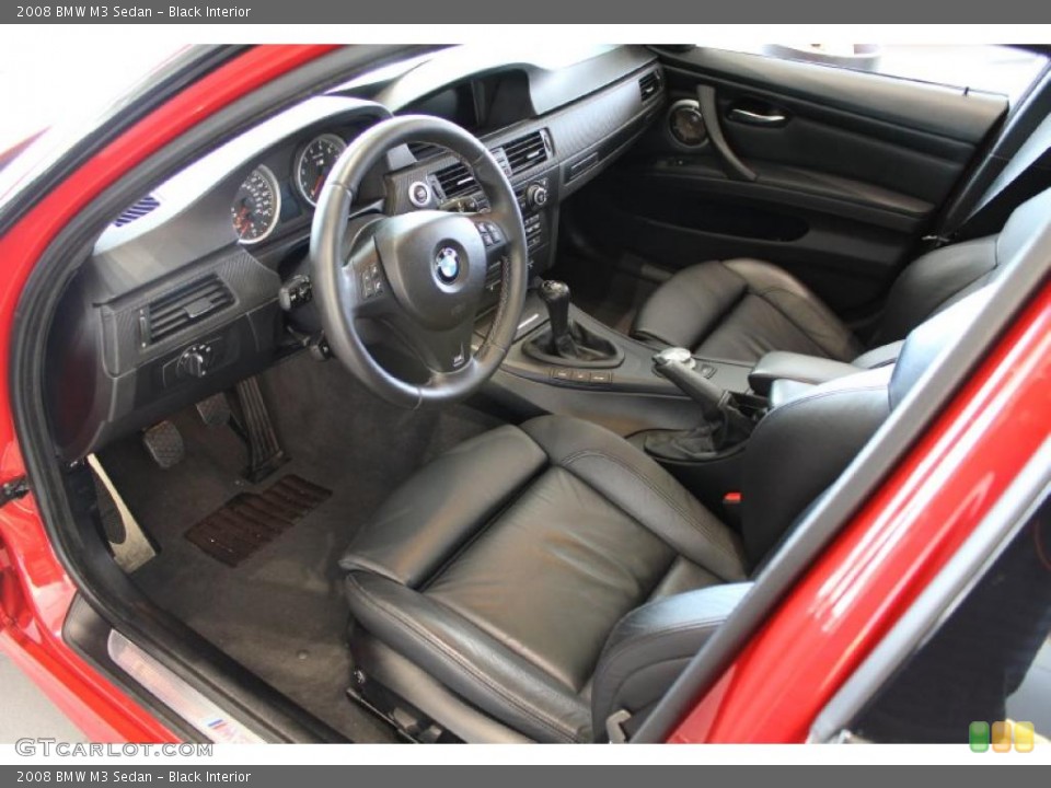 Black Interior Prime Interior for the 2008 BMW M3 Sedan #48570647
