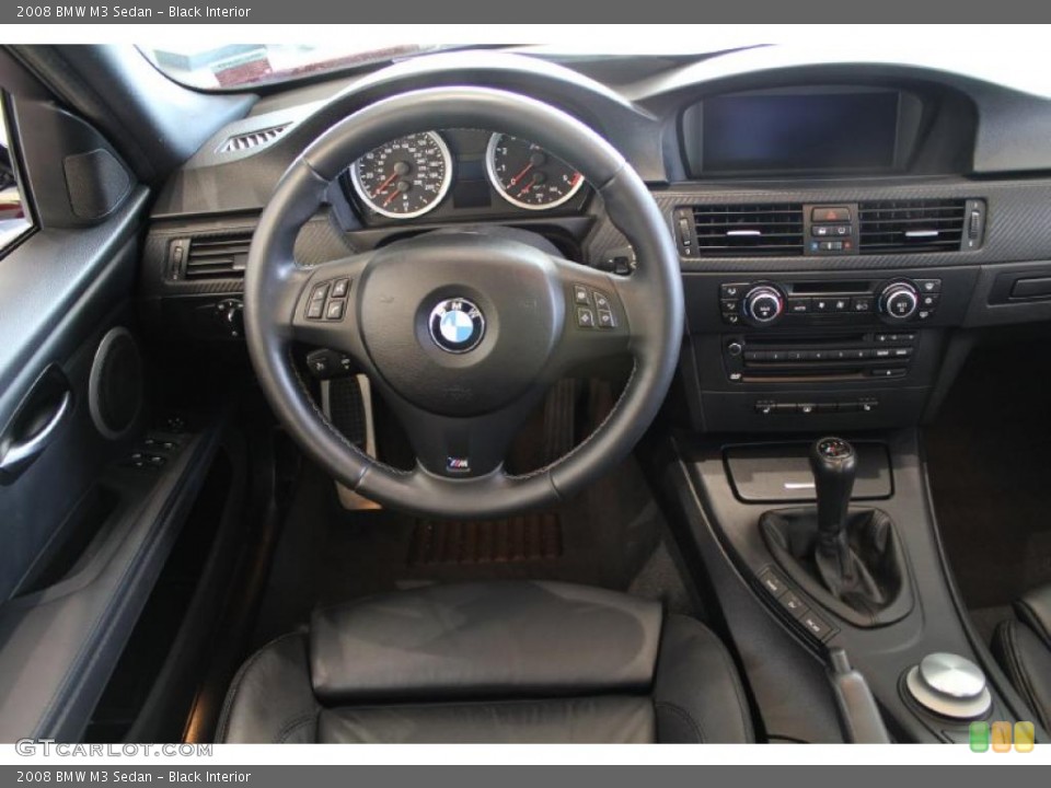 Black Interior Dashboard for the 2008 BMW M3 Sedan #48570656