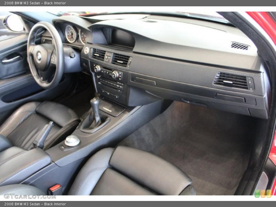 Black Interior Dashboard for the 2008 BMW M3 Sedan #48570668