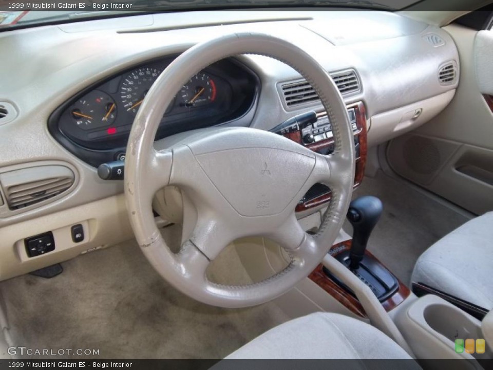 Beige 1999 Mitsubishi Galant Interiors