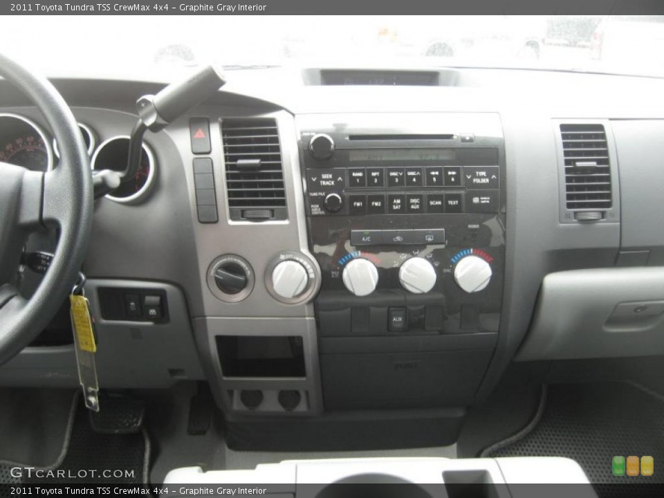Graphite Gray Interior Controls for the 2011 Toyota Tundra TSS CrewMax 4x4 #48572429