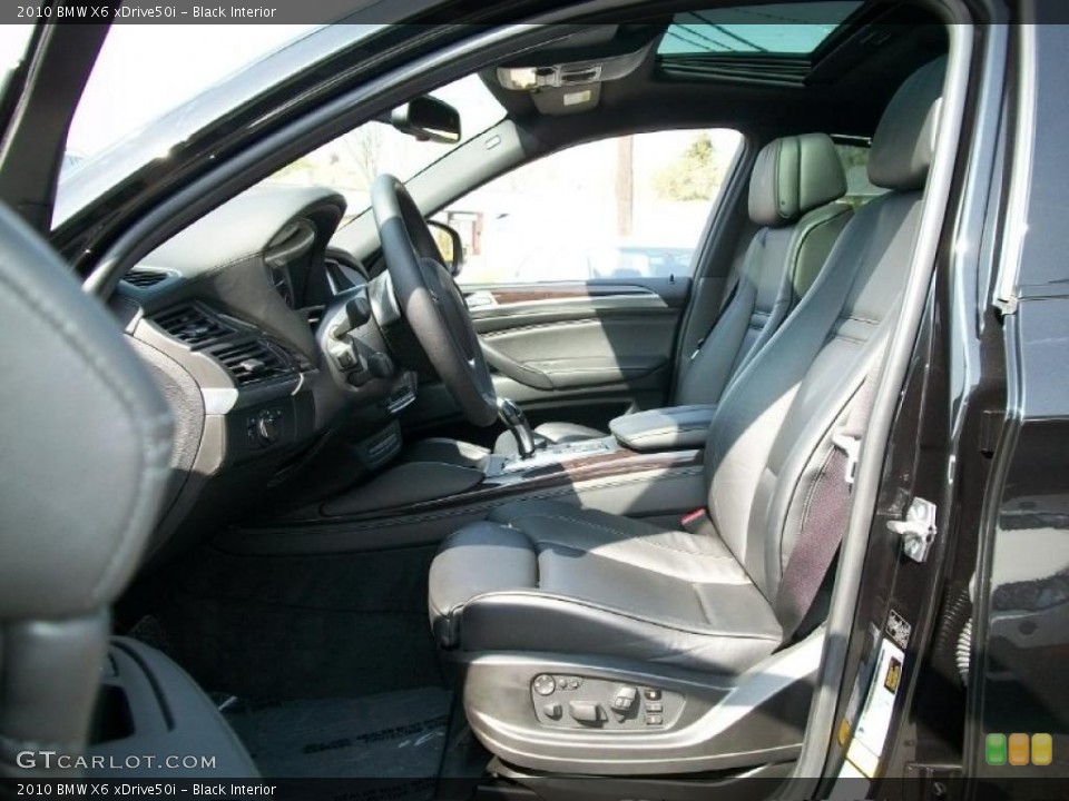 Black Interior Photo for the 2010 BMW X6 xDrive50i #48573341