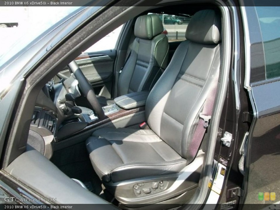 Black Interior Photo for the 2010 BMW X6 xDrive50i #48573350