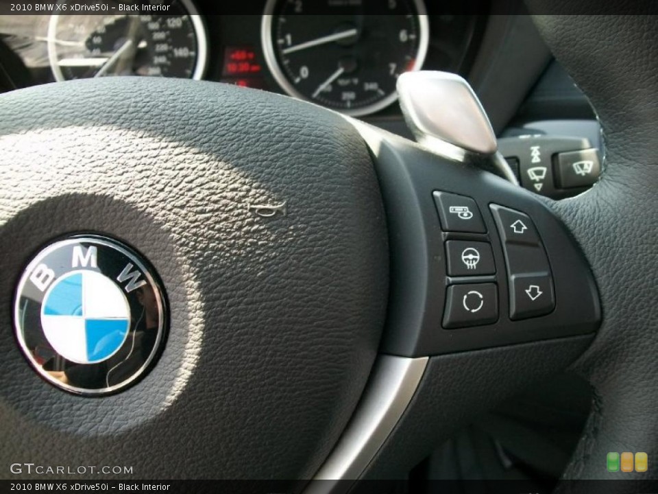 Black Interior Controls for the 2010 BMW X6 xDrive50i #48573383