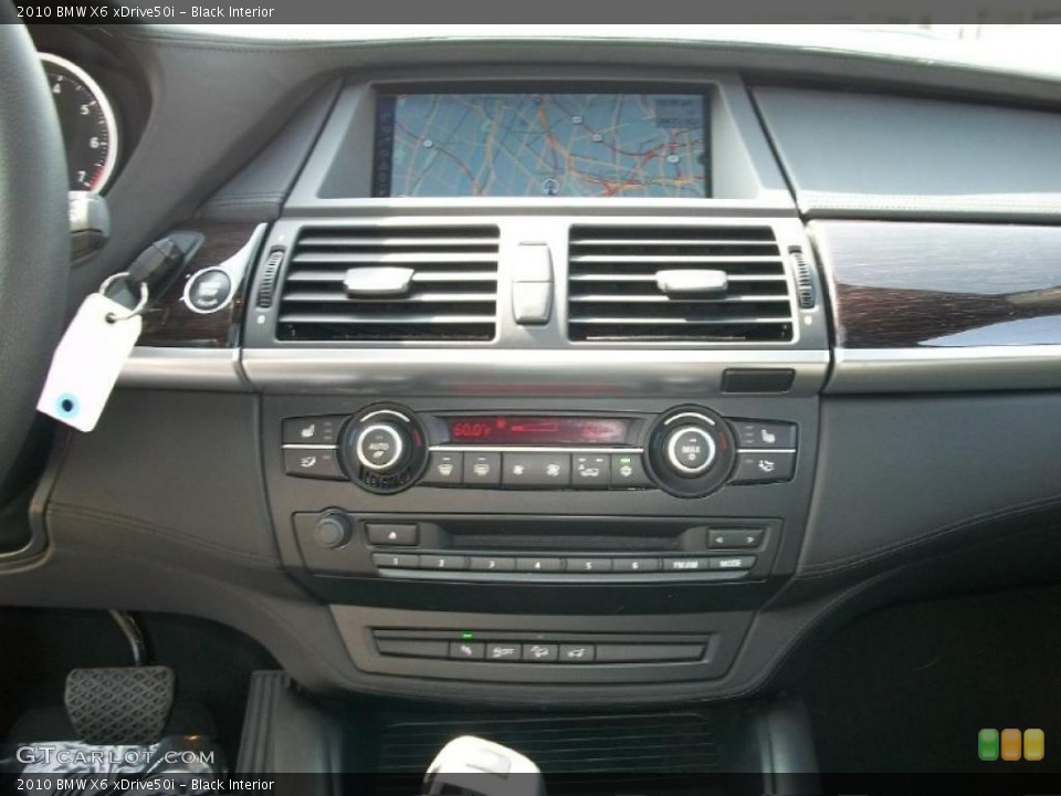 Black Interior Controls for the 2010 BMW X6 xDrive50i #48573395