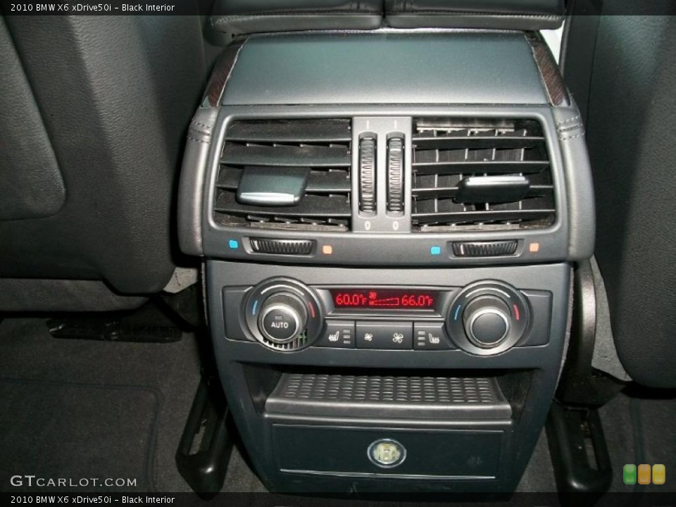 Black Interior Controls for the 2010 BMW X6 xDrive50i #48573452