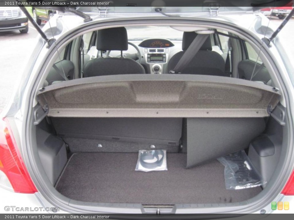 Dark Charcoal Interior Trunk for the 2011 Toyota Yaris 5 Door Liftback #48573806
