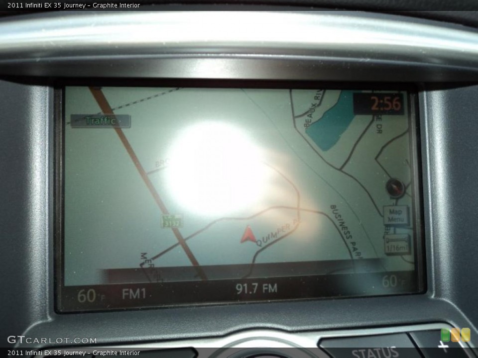 Graphite Interior Navigation for the 2011 Infiniti EX 35 Journey #48575882