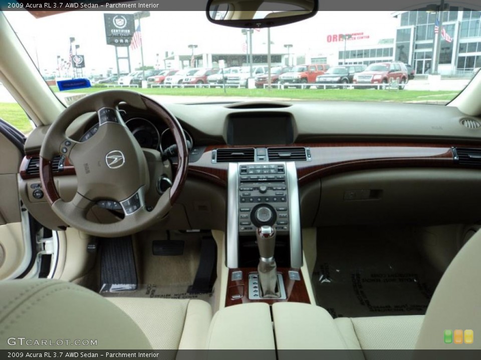 Parchment Interior Dashboard for the 2009 Acura RL 3.7 AWD Sedan #48576179