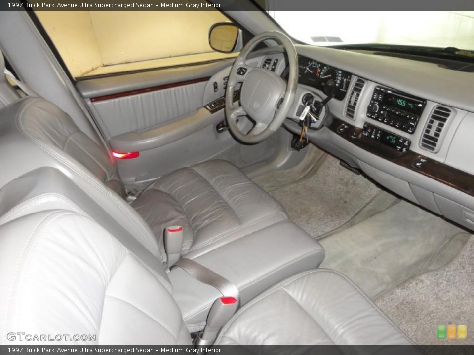 Medium Gray Interior Dashboard for the 1997 Buick Park Avenue Ultra Supercharged Sedan #48576407