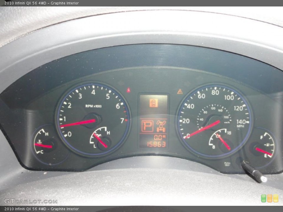 Graphite Interior Gauges for the 2010 Infiniti QX 56 4WD #48577361