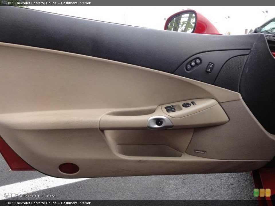 Cashmere Interior Door Panel for the 2007 Chevrolet Corvette Coupe #48577496