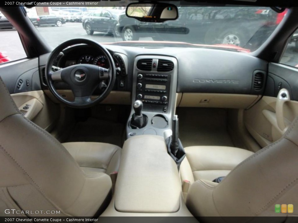Cashmere Interior Dashboard for the 2007 Chevrolet Corvette Coupe #48577571