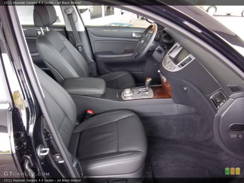 Jet Black Interior Photo for the 2011 Hyundai Genesis 4.6 Sedan #48578457