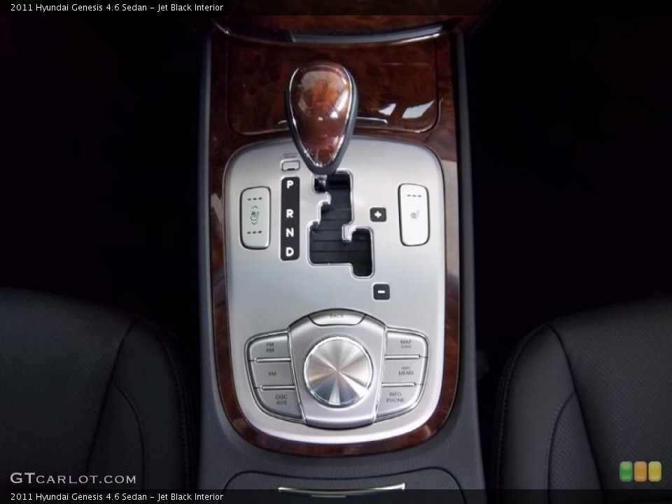 Jet Black Interior Transmission for the 2011 Hyundai Genesis 4.6 Sedan #48578511