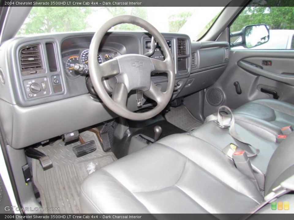 Dark Charcoal Interior Prime Interior for the 2004 Chevrolet Silverado 3500HD LT Crew Cab 4x4 #48578580