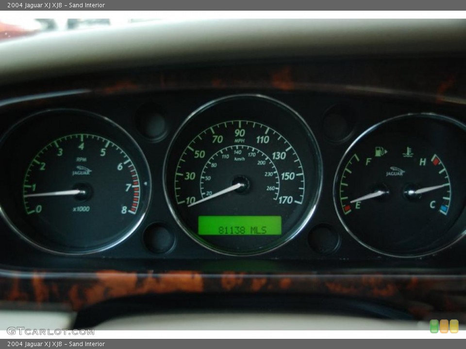 Sand Interior Gauges for the 2004 Jaguar XJ XJ8 #48579624