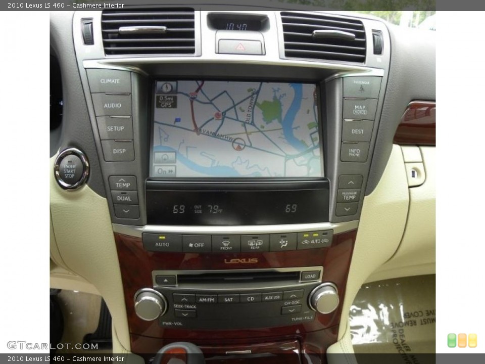 Cashmere Interior Navigation for the 2010 Lexus LS 460 #48580083