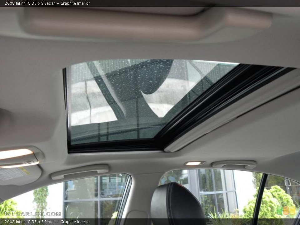 Graphite Interior Sunroof for the 2008 Infiniti G 35 x S Sedan #48580110