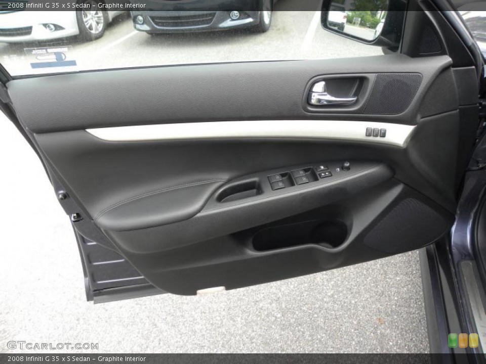 Graphite Interior Door Panel for the 2008 Infiniti G 35 x S Sedan #48580116