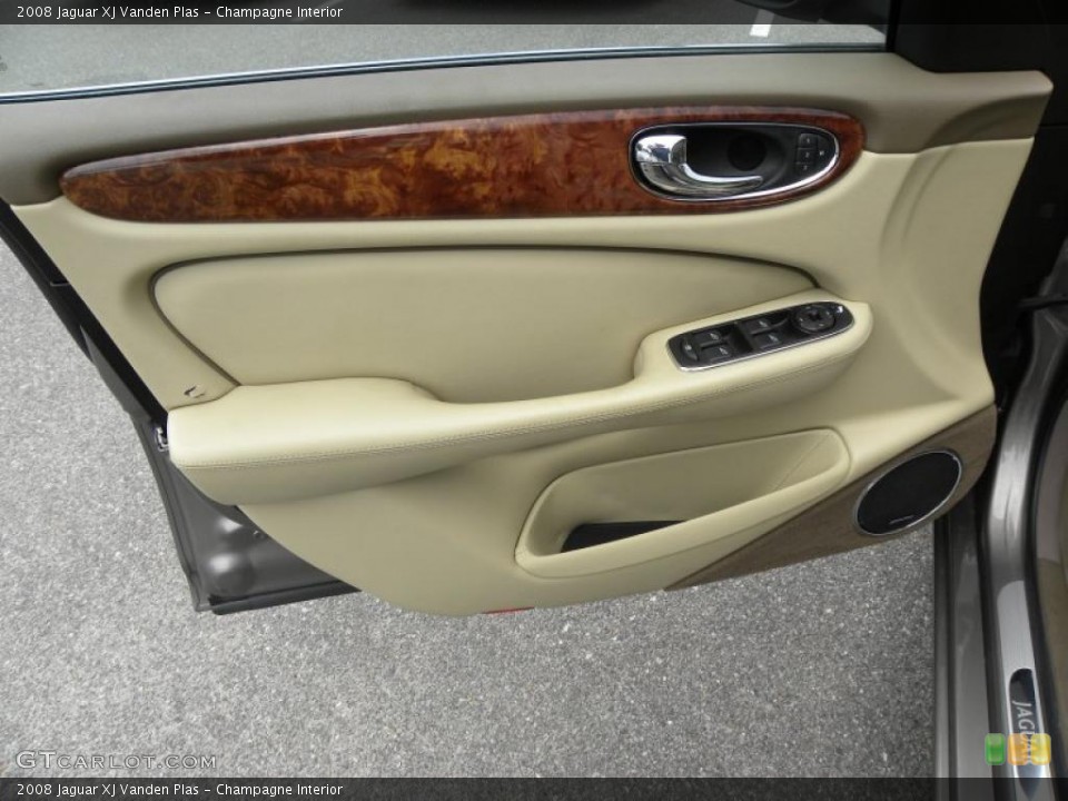 Champagne Interior Door Panel for the 2008 Jaguar XJ Vanden Plas #48580476