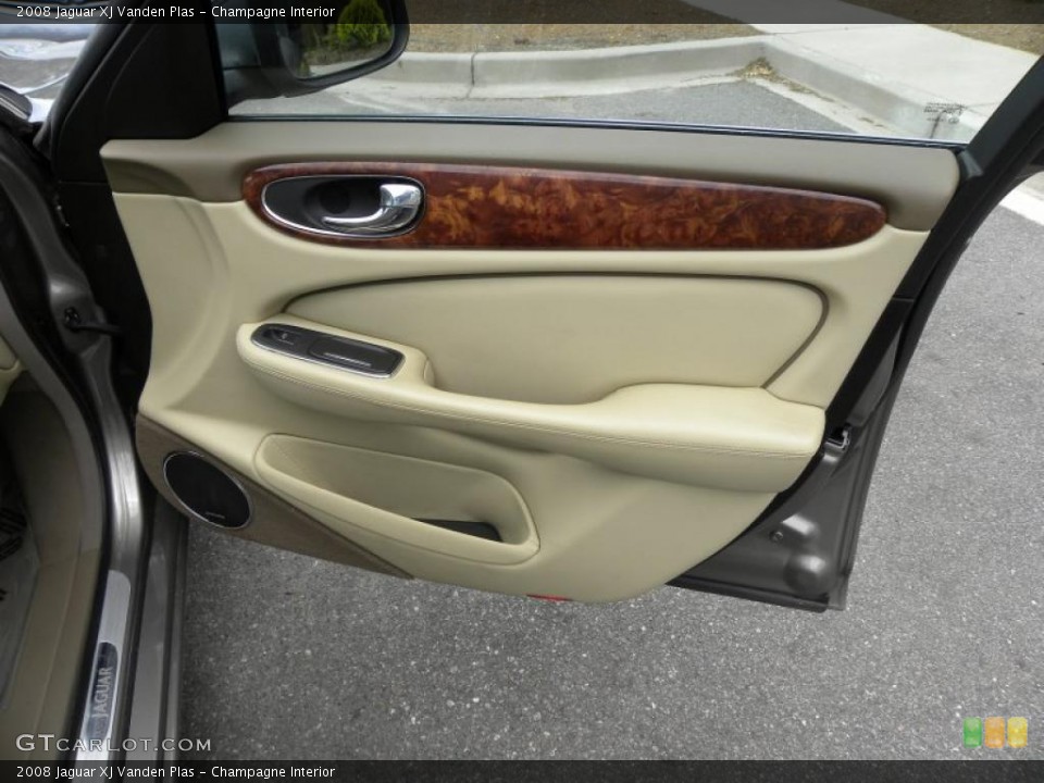 Champagne Interior Door Panel for the 2008 Jaguar XJ Vanden Plas #48580497