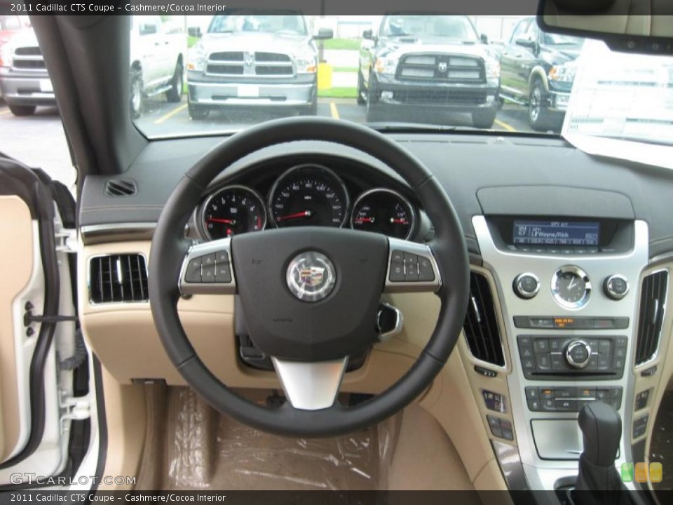Cashmere/Cocoa Interior Dashboard for the 2011 Cadillac CTS Coupe #48580635