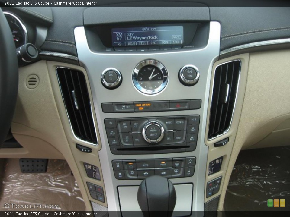Cashmere/Cocoa Interior Controls for the 2011 Cadillac CTS Coupe #48580638