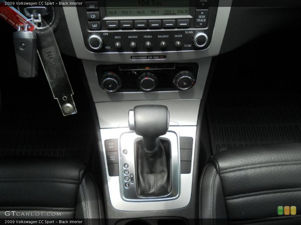 Black Interior Transmission for the 2009 Volkswagen CC Sport #48582157