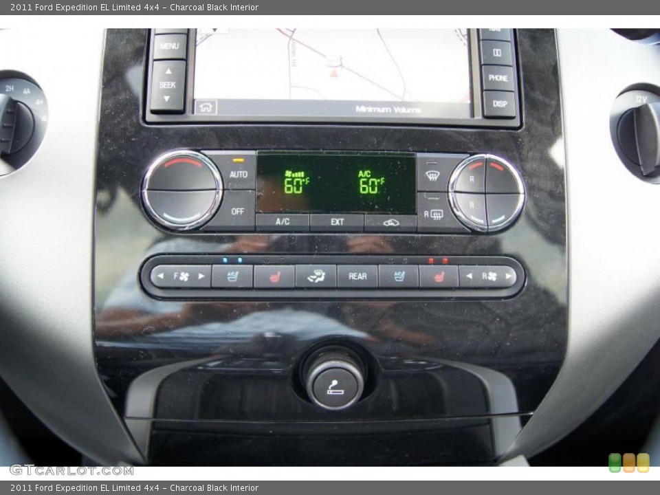 Charcoal Black Interior Controls for the 2011 Ford Expedition EL Limited 4x4 #48582378