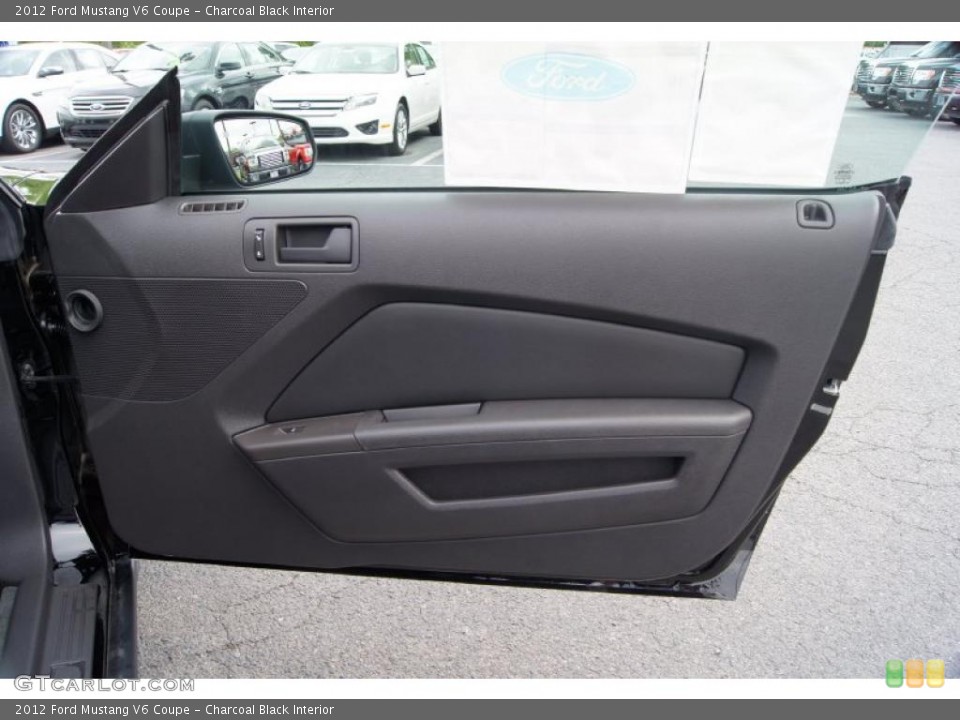 Charcoal Black Interior Door Panel for the 2012 Ford Mustang V6 Coupe #48583315