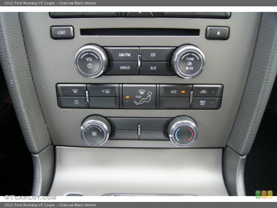 Charcoal Black Interior Controls for the 2012 Ford Mustang V6 Coupe #48583474